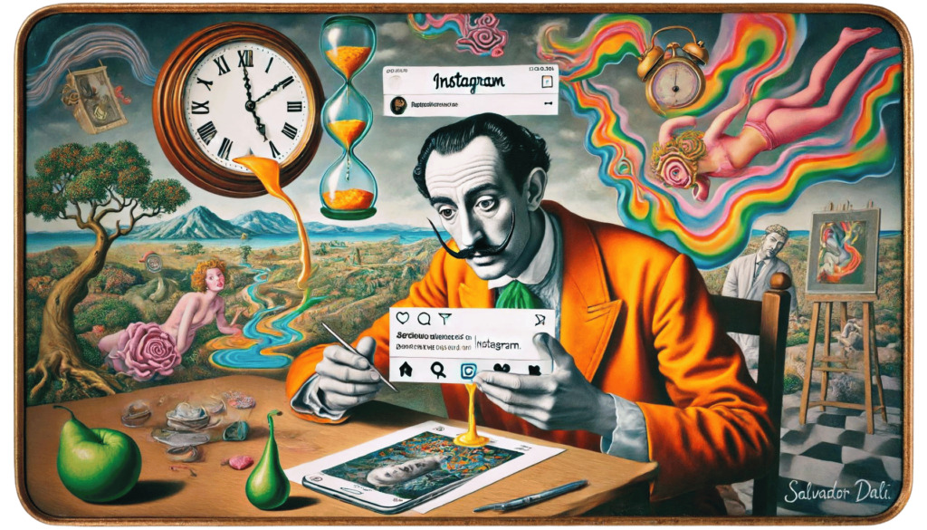 Salvador Dali on instagram